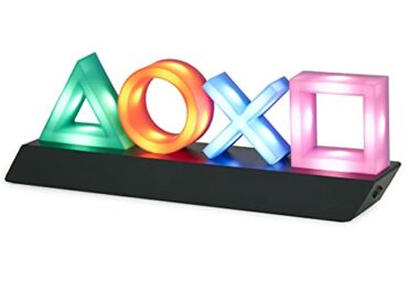 Paladone Playstation Icons Light mit 3 Lichtmodi - Musikreaktive Spielraumbeleuchtung, 31 x 7 x 11 cm