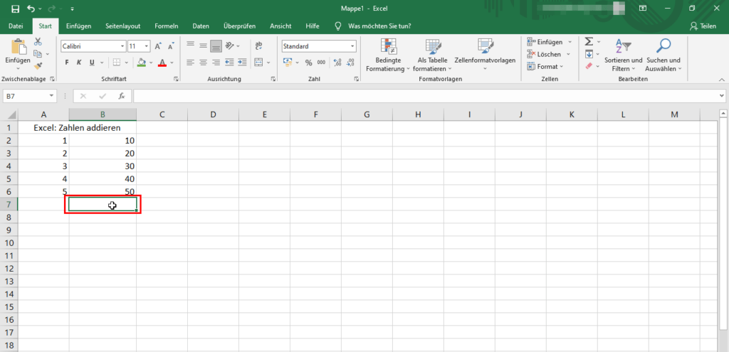 Excel Positive Und Negative Zahlen Addieren www.nerdcore.de