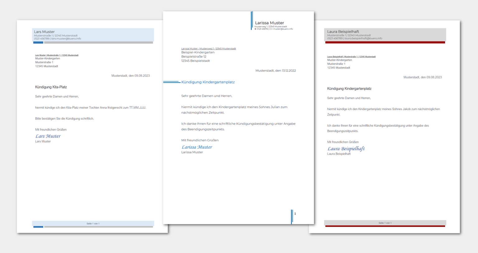  Kindergarten kündigen: Vorlagen, Muster & Beispiele - Nerdcore Illustration 